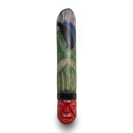 Guerrero pintado de rojo Yagua 80cm ss